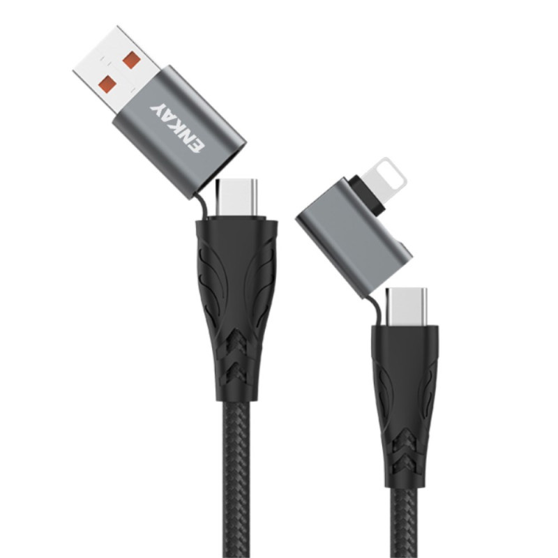 ENKAY 2m 4-in-1 Quick Charge Cable