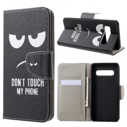 Cover Samsung Galaxy S10 Don't Touch My Phone Cover Samsung Galaxy S10 Don't Touch My Phone