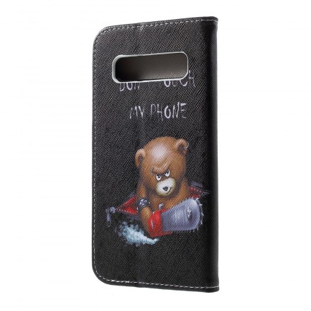 Samsung Galaxy S10 Case Dangerous Bear