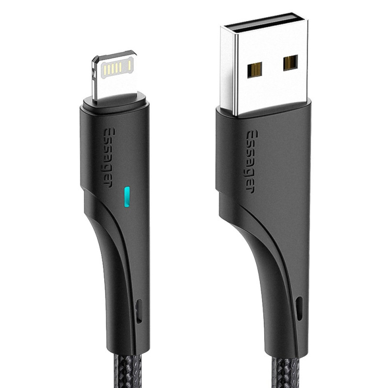 Smartphone Charger Cable with Quick Transfer and LED - 3m