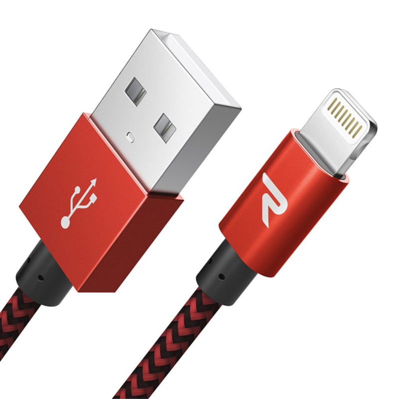 Sync and Charge Cable for iPhone, iPad and iPod RAMPOW - 1m