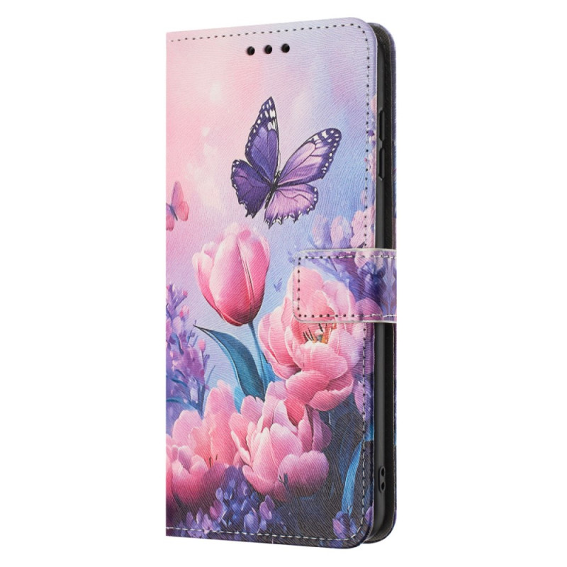 Case Xiaomi Redmi A5 4G Butterflies And Pink Flowers
