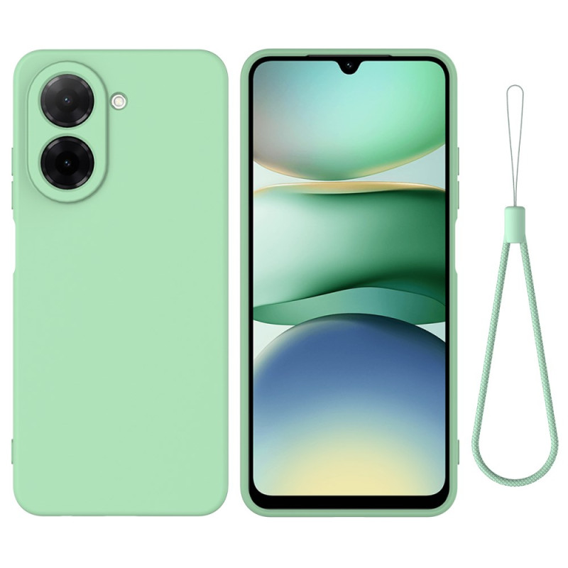 Poco C71 Liquid Silicone Lanyard Case