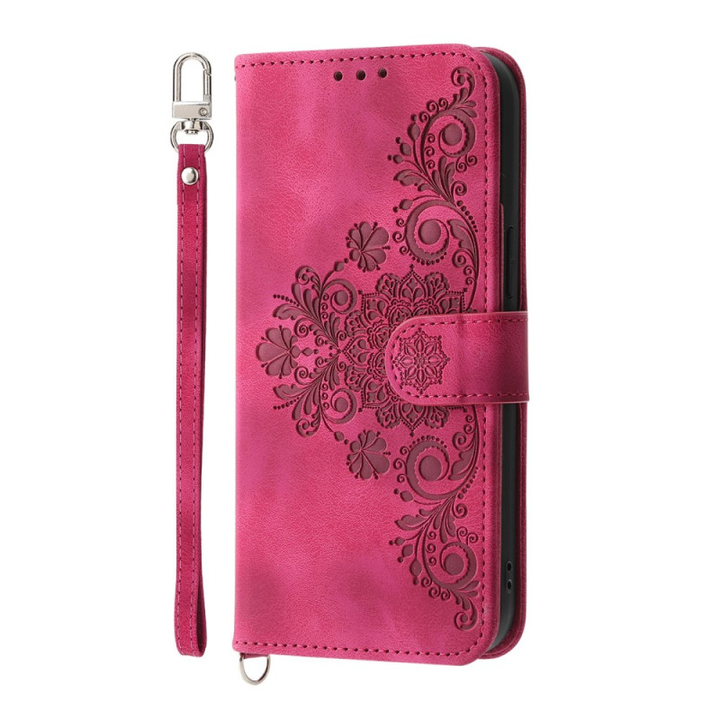 Realme 14 Pro 5G Floral Lace Case with Strap