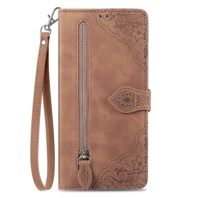 Cover Realme 14 Pro Plus 5G Suede Effect Lace Pattern