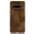 Samsung Galaxy S10 Plus The
ather Case Lychee Effect