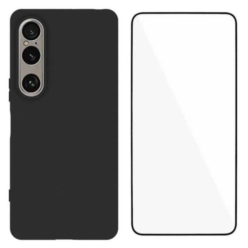 Sony Xperia 1 VII Silicone Case with Screen Protector WANLONFENG