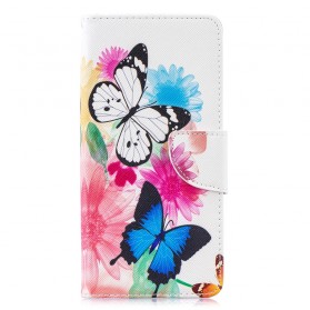 Samsung Galaxy S10 Plus Case Painted Butterflies and Flowers