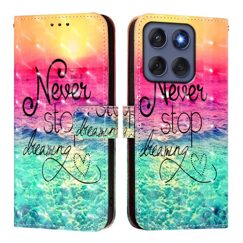 Case Motorola Edge 60 / 60 Fusion Never Stop Dreaming