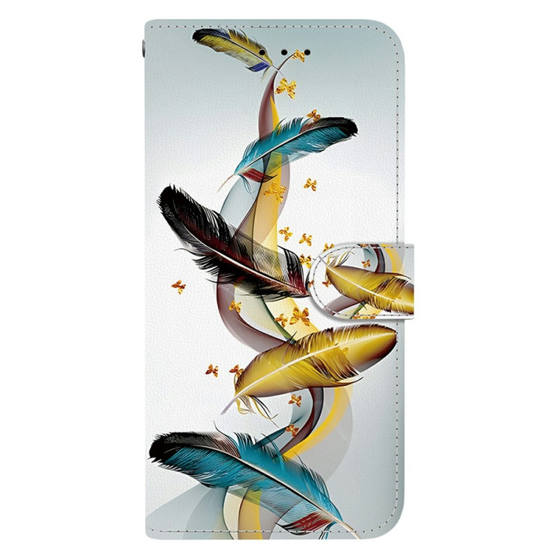 Case Motorola Edge 60 / 60 Fusion Golden Feathers