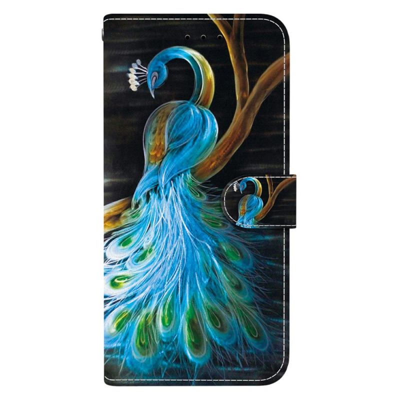 Cover Motorola Edge 60 / 60 Fusion Peacock pattern