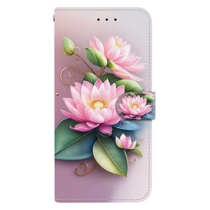 Case Motorola Edge 60 / 60 Fusion Lotus pattern