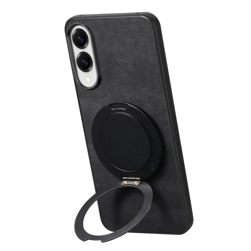 Samsung Galaxy S25 Edge Suede Effect Case with 360° Rotating Support