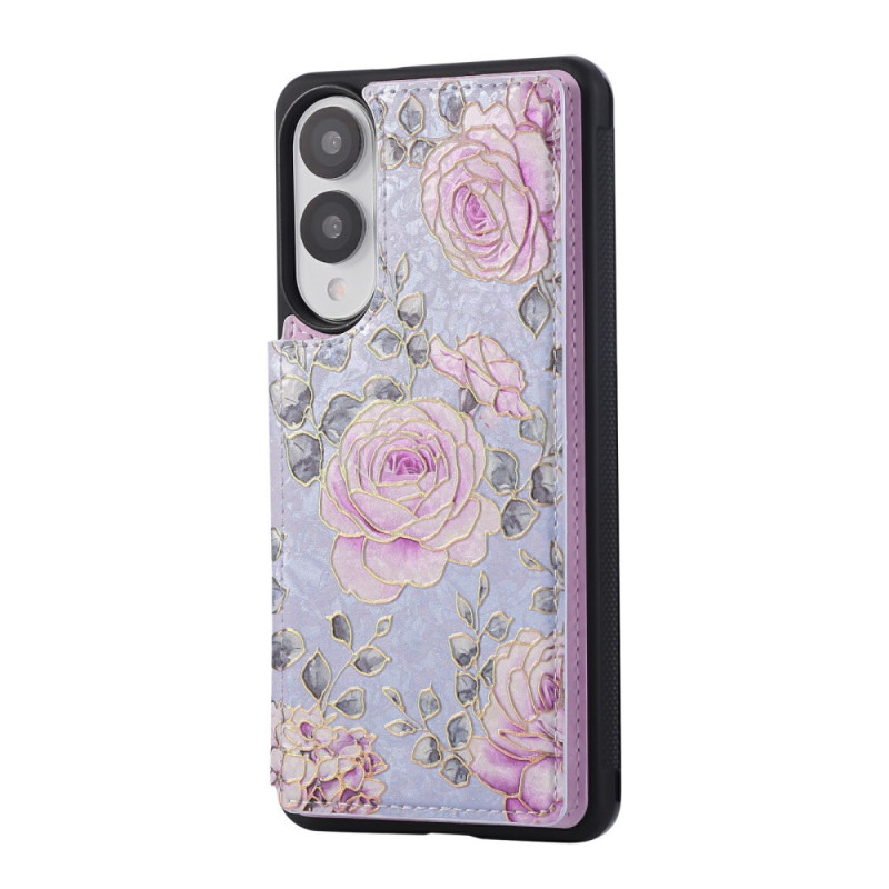Samsung Galaxy S25 Edge Case Floral Card Case