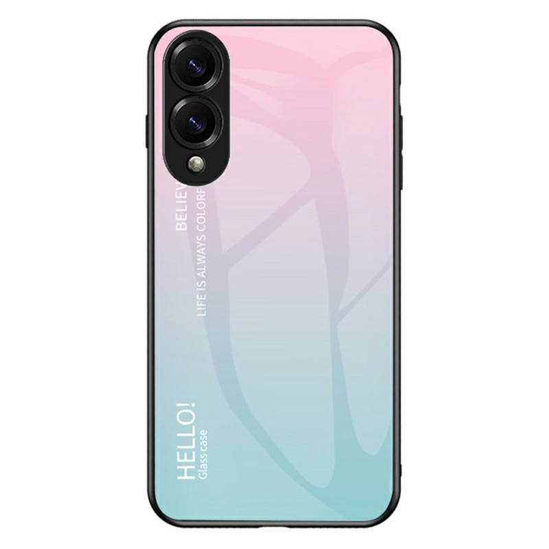 Samsung Galaxy S25 Edge Cover Tempered Glass Hello
