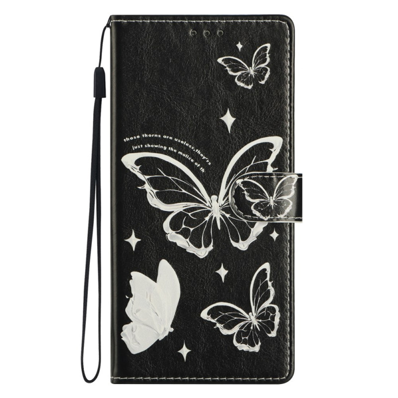 Honor Magic 7 Lite / X9c Case Black and White Butterflies