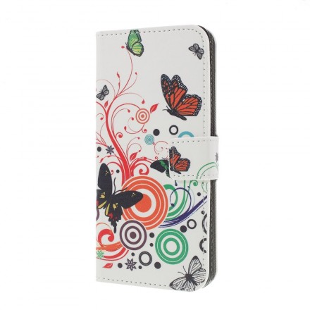 Samsung Galaxy S10 Plus Case Butterflies and Flowers