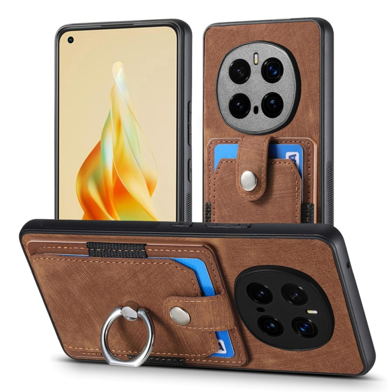 Honor Magic7 Pro 5G Suede-effect Card Case and Support Ring