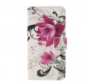 Samsung Galaxy S10 Plus Case Butterflies and Flowers