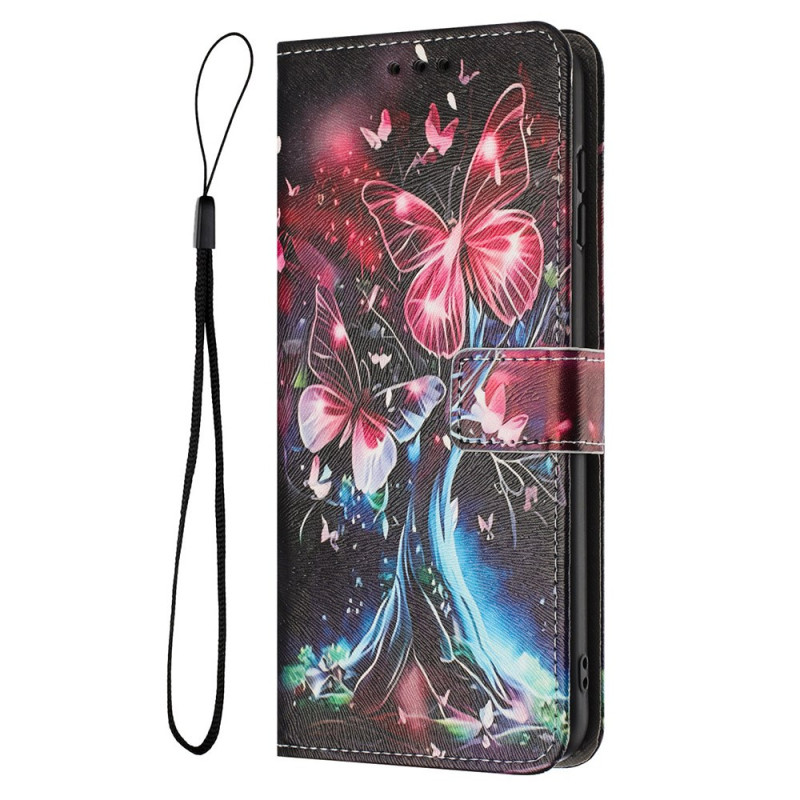 Housse Realme 14 5G / 14T 5G Arbre et Papillons