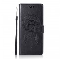 Samsung Galaxy S10 Plus Leather Case Catchers Owl