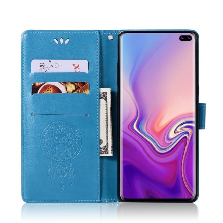 Samsung Galaxy S10 Plus Leather Case Catchers Owl