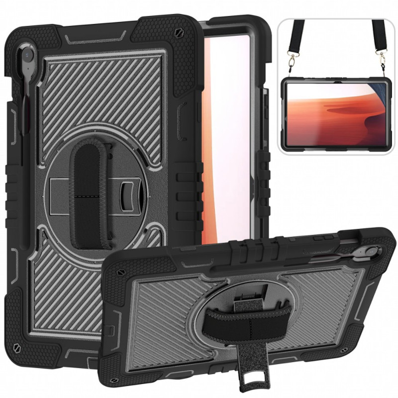 Samsung Galaxy Tab S10 FE Plus Case Stand and Shoulder Strap