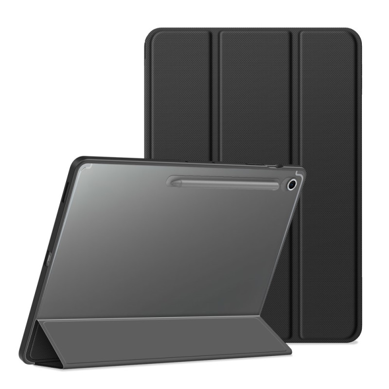 Smart Case Samsung Galaxy Tab S10 FE Plus Three Flaps Transparent Back