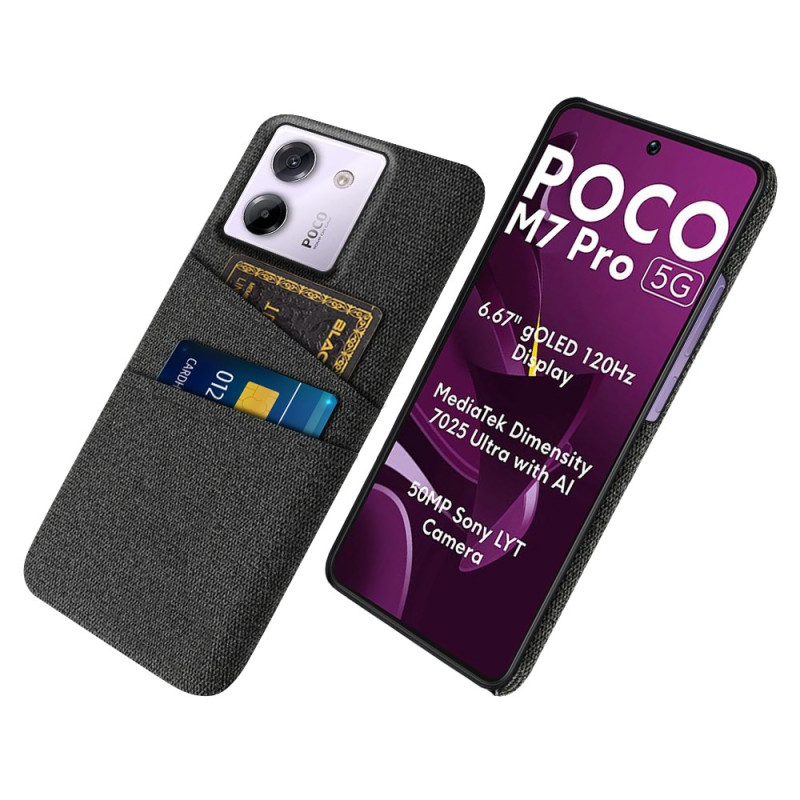 Case Poco M7 Pro 5G Fabric Card Case