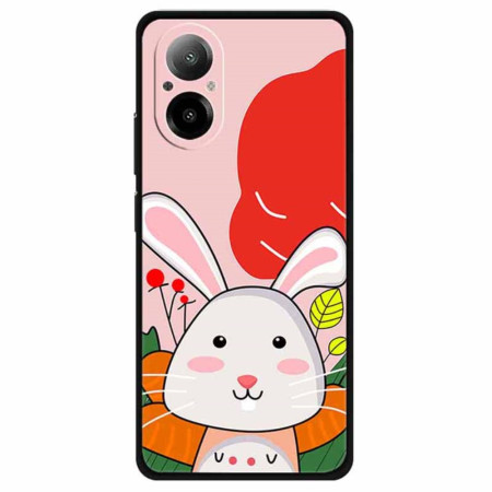 Coque Realme C67 Lapin Blanc