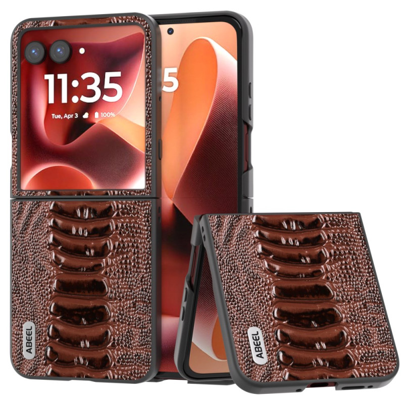 Cover Motorola Razr 60 Ultra Crocodile Texture Leather
