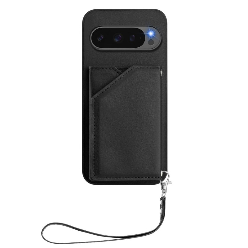 Google Pixel 10 / Pixel 10 Pro Leather Case with Card Holder and Lanyard