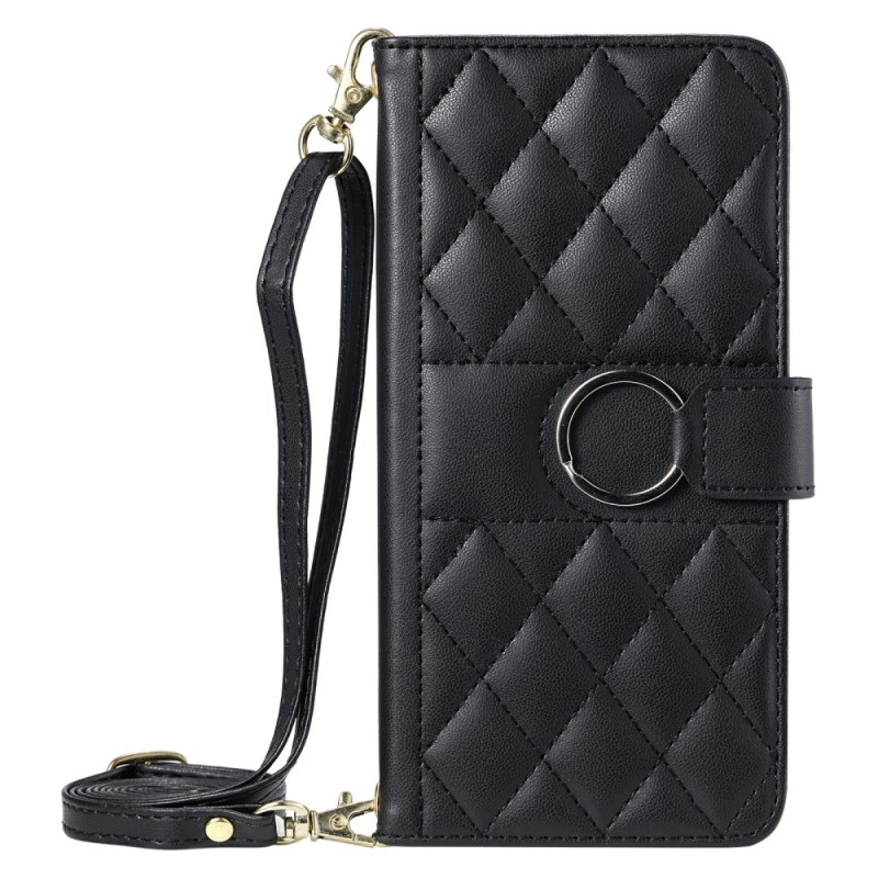Xiaomi Redmi Note 14 Pro 4G Padded Case with Strap and Shoulder Strap