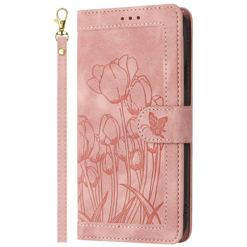 Xiaomi Redmi Note 14 Pro 4G Floral Strap Case