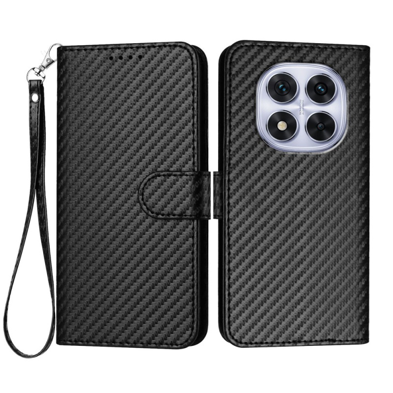 Xiaomi Redmi Note 14 Pro 4G Carbon Fibre Texture Strap Case