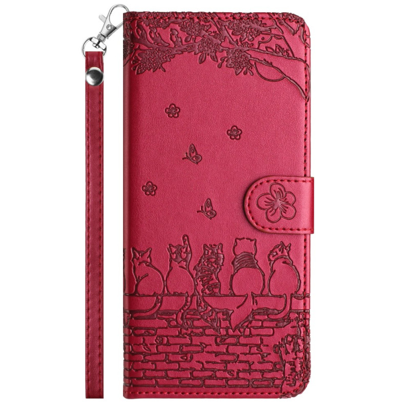 Xiaomi Redmi Note 14 Pro 4G Lanyard Cat Gang Case