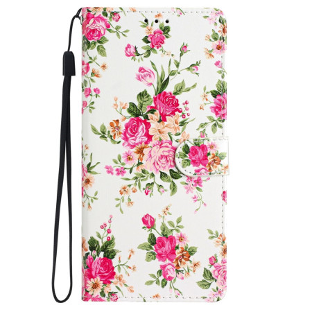 Case Oppo A60 4G Red Flowers