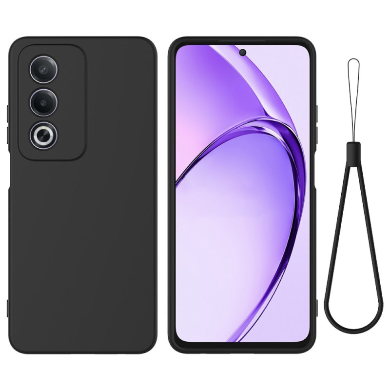 Oppo A80 5G Liquid Silicone Case with Strap
