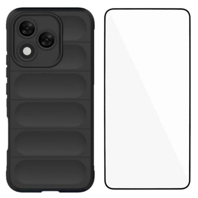 Honor 400 Lite Non-Slip Case with Tempered Glass Screen Protector