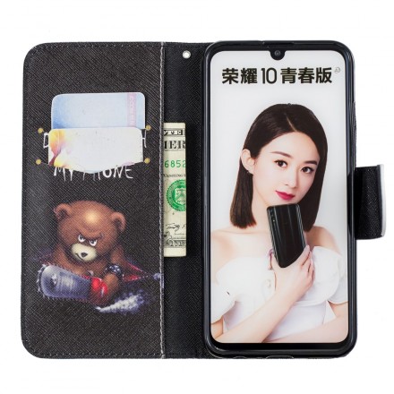 Cover Honor 10 Lite / Huawei P Smart 2019 Ours Dangereux