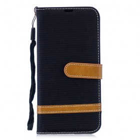 Honor 10 Lite / Huawei P Smart 2019 Fabric and Leather Effect Strap Case