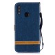 Honor 10 Lite / Huawei P Smart 2019 Fabric and Leather Effect Strap Case