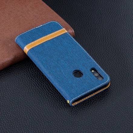 Honor 10 Lite / Huawei P Smart 2019 Fabric and Leather Effect Strap Case