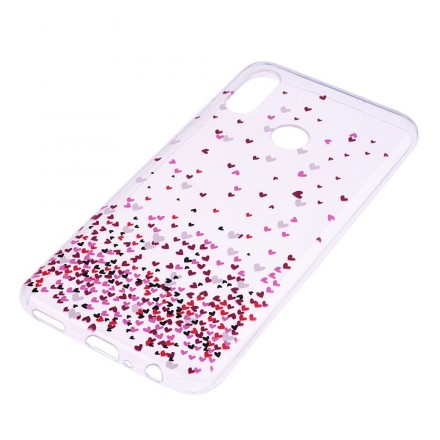 Honor 10 Lite / Huawei P Smart 2019 Case Multiple Red Hearts