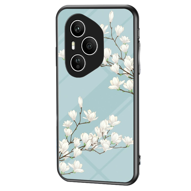 Honor 400 Pro Floral Tempered Glass Case