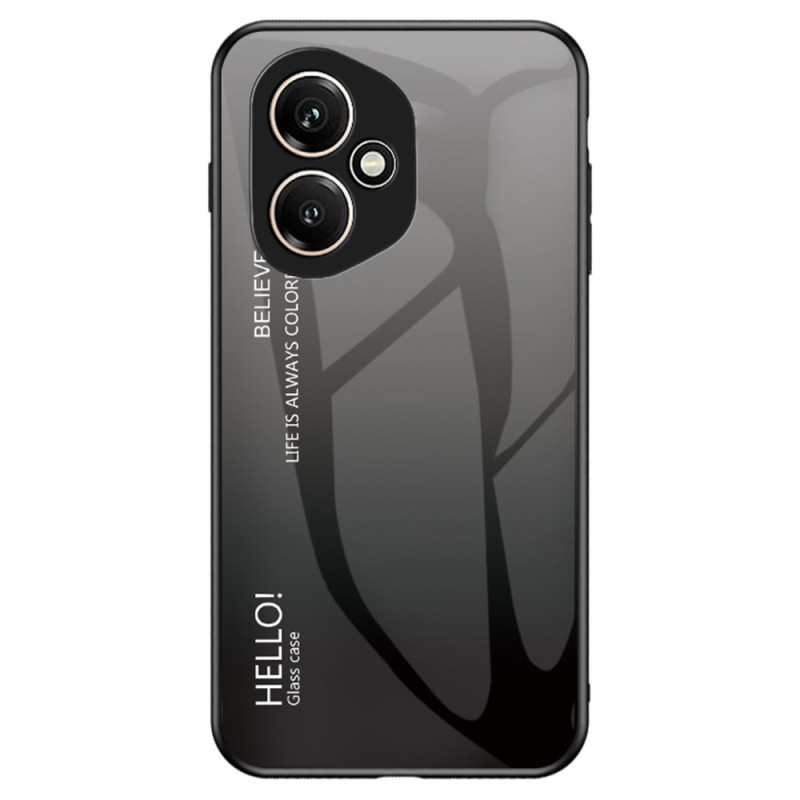 Honor 400 Tempered Glass Case Hello