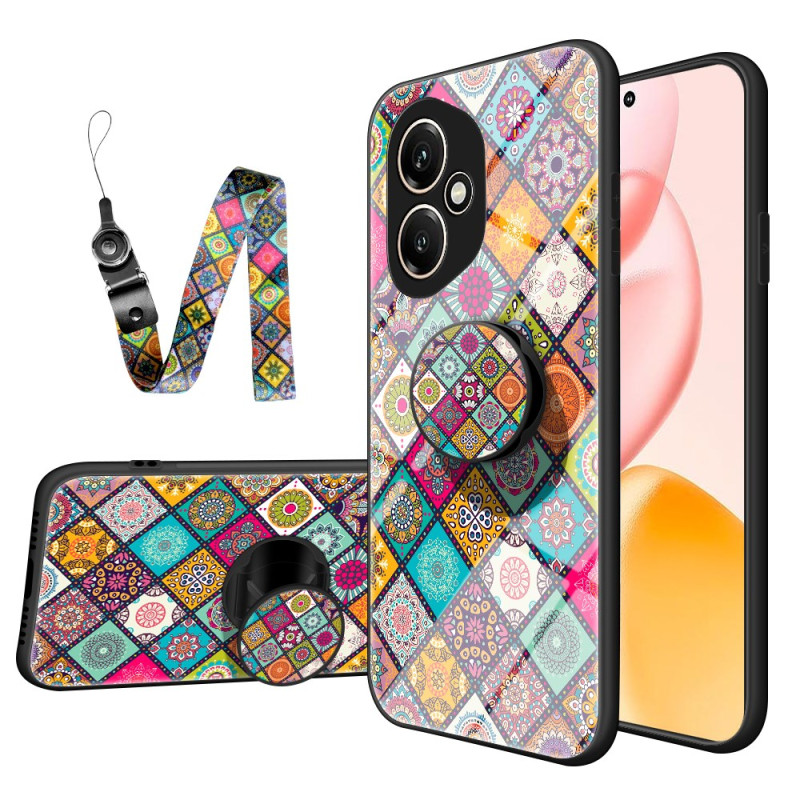 Honor 400 Tempered Glass Case Support and Patchwork Strap