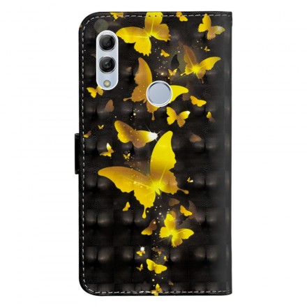 Cover Honor 10 Lite / Huawei P Smart 2019 Papillons Jaunes