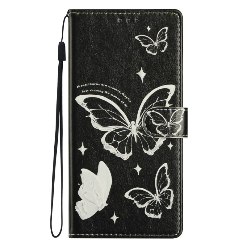 Honor 400 Pro Case Butterfly on Black Background