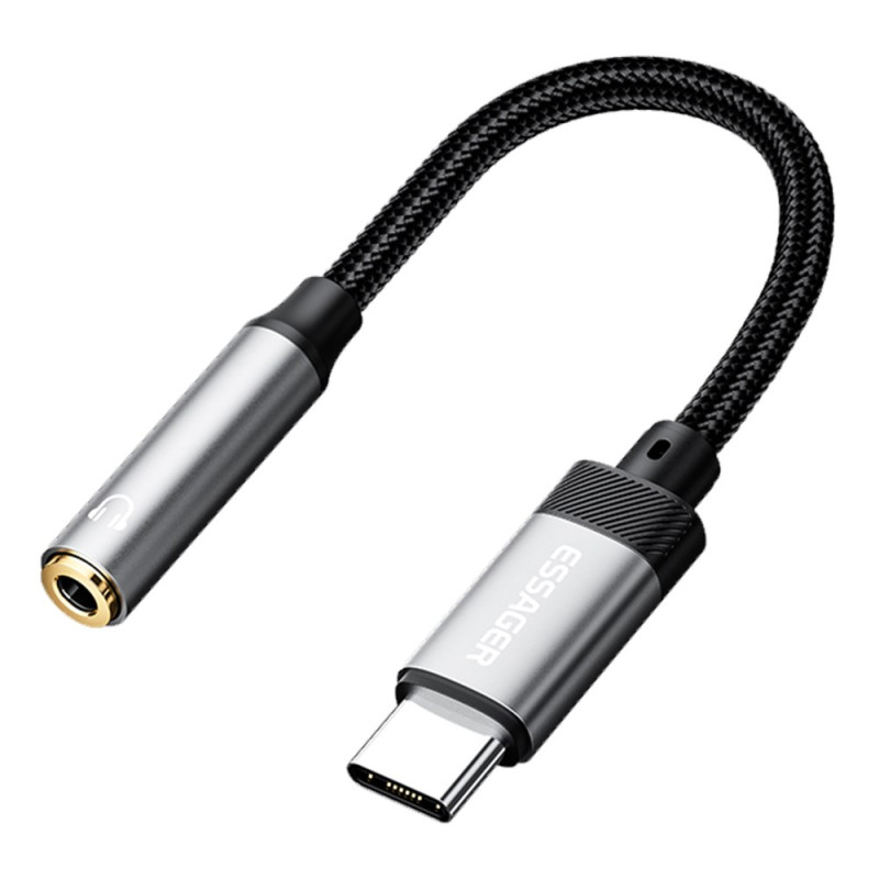 Type-C Audio Adapter to 3.5mm Jack for Headphones